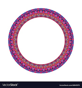 Isolated colorful geometrical abstract mosaic vector image