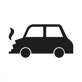 Isolated damaged car on white background | Free stock vector - 457571