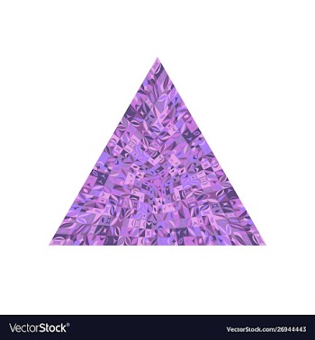 Isolated geometrical abstract tiled mosaic vector image