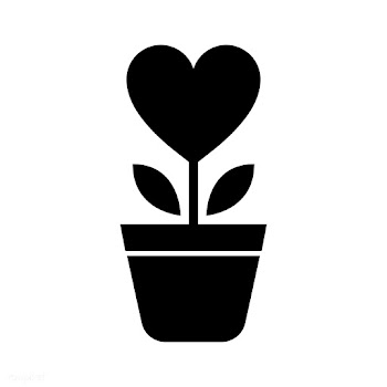 Isolated heart flower in a pot icon | Free stock vector - 457456