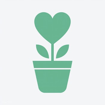 Isolated heart flower in a pot icon | Free stock vector - 457482