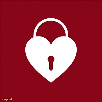 Isolated heart padlock graphic icon | Free stock vector - 457477