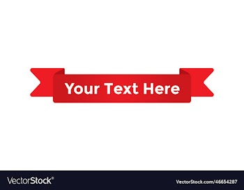 isolated label banner rounded patti