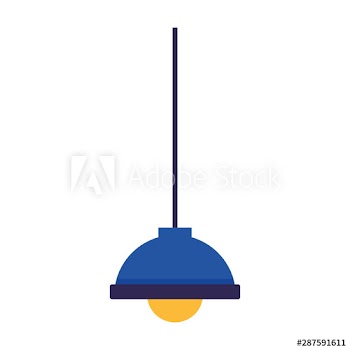 Isolated lamp vector design