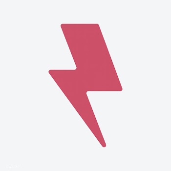 Isolated lightning bolt sign on background | Free stock vector - 457683