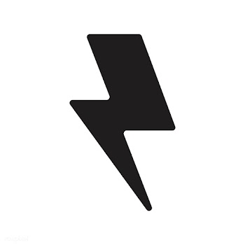 Isolated lightning bolt sign on background | Free stock vector - 457696