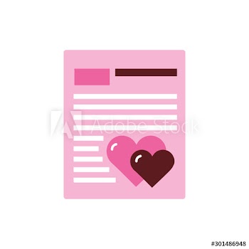 Isolated love email vector design