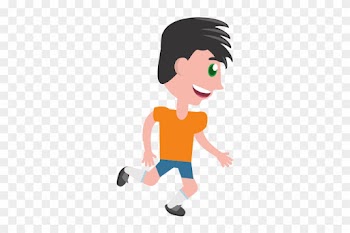 Isolated Man Playing Soccer Cartoon - Football
