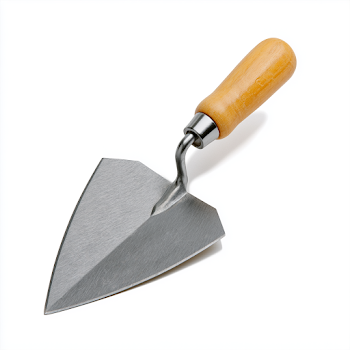 Isolated Masonry Trowel Tool on White Background