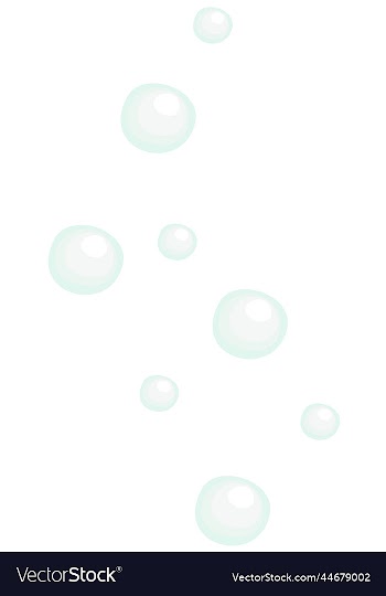 isolated of bubbles