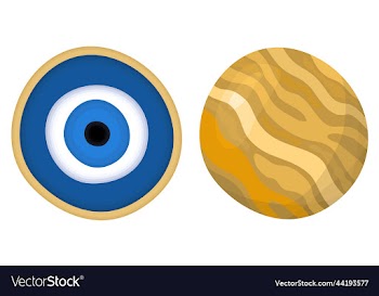 isolated of evil eye and ther circle