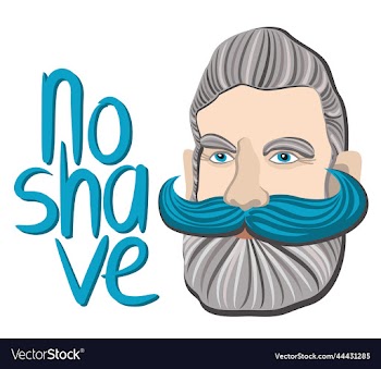isolated of man with moustache and