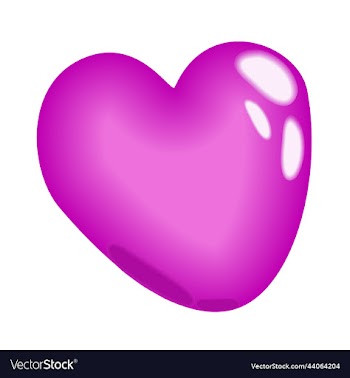 isolated of pink heart