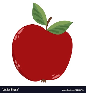 isolated of red sweet apple on white