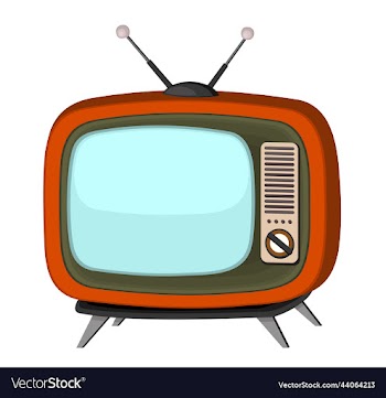 isolated of retro television
