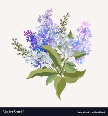 isolated of spring bouquet