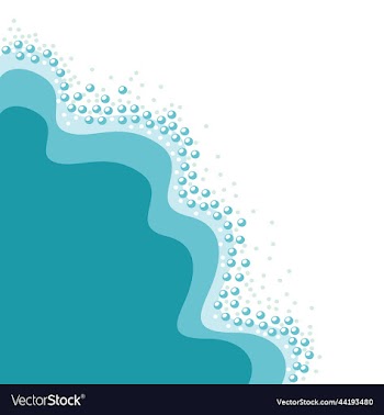 isolated of waves with bubbles