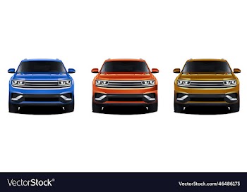 isolated realistic car