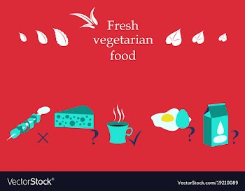 Isolated style logo set badge ingredient warning vector image
