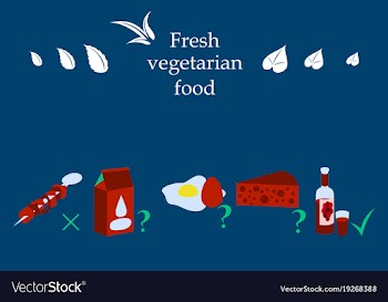 Isolated style logo set badge ingredient warning vector image