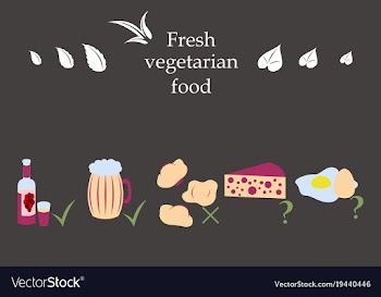 Isolated style logo set badge ingredient warning vector image
