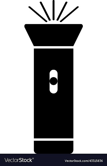 isolated torch icon
