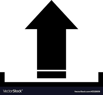 isolated upload icon