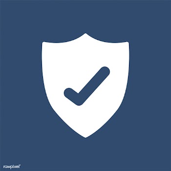 Isolated white virus shield icon | Free stock vector - 457644