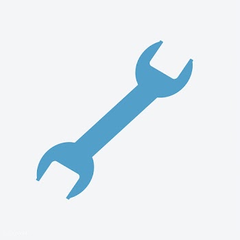 Isolated wrench icon on white background | Free stock vector - 457566