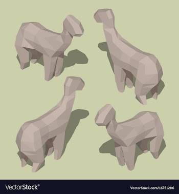 Isometric animal vector image