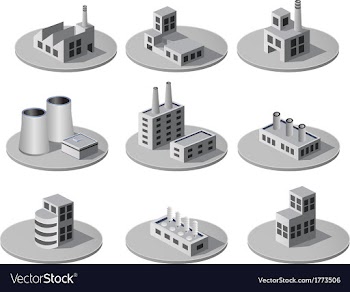  					Isometric city vector image														