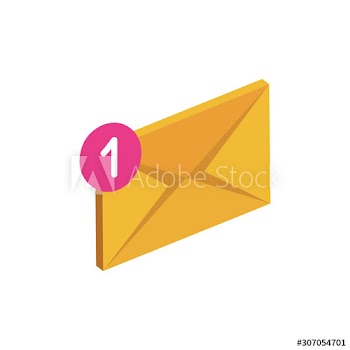 Isometric envelope icon design