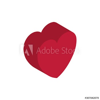 Isometric heart design