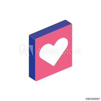 Isometric heart design