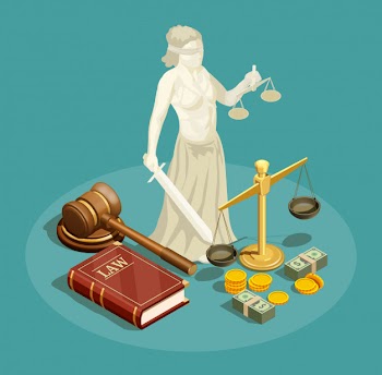 Isometric law design concept Free Vector