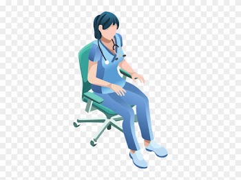 Isometric People Medical - Sitting