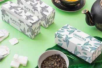 Isometric tea mockup Free Psd