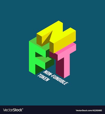 isometric text nft and non-fungible tokens