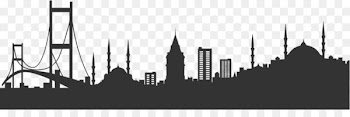 Istanbul Bosphorus Silhouette Clip art - bridge 