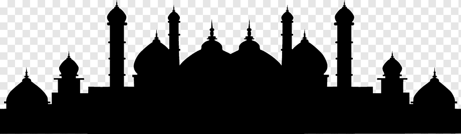 Istanbul Mosque Islam, Islamic mosque silhouette material, poster, decorative, monochrome png