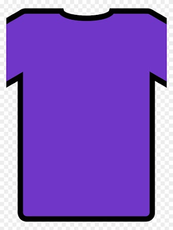 It's All About That Ragged Purple Shirt - T Shirt Clipart