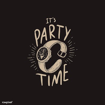 It's party time vector | Free stock vector - 743