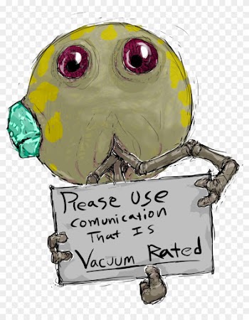 It Emphasised The Point By Tapping The Words “vacuum - Cartoon