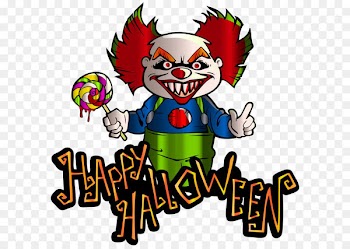 It Halloween Evil clown Clip art - Happy Halloween with Clown PNG Clipart Image 
