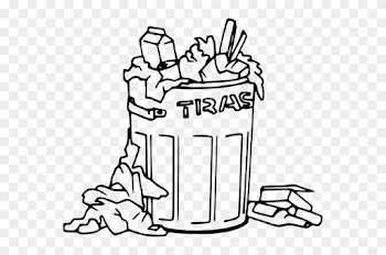It Is An Interesting Choice Of Words As It Is Clear - Trash Can Clipart Black And White