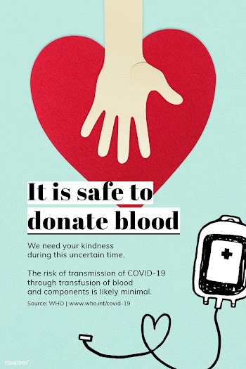 It is safe to donate blood during coronavirus pandemic paper craft soc.. | Free  illustration - 2314541