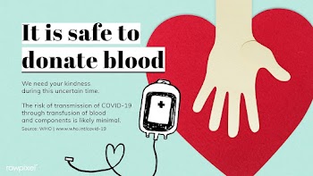 It is safe to donate blood during coronavirus pandemic paper craft soc.. | Free  illustration - 2314548