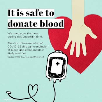 It is safe to donate blood during coronavirus pandemic paper craft soc.. | Free  illustration - 2314557