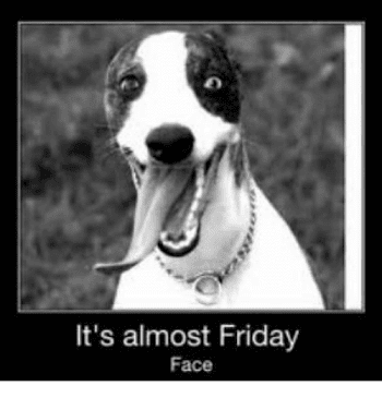 It's Almost Friday Face | Friday Meme on ME.ME