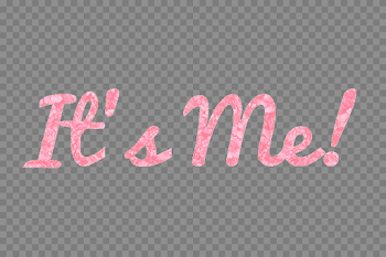 It's Me text png (Styled) by IheartSNSDForever on DeviantArt